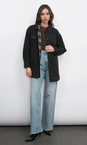 Aly Glen Plaid Cozy Soft Shirt Jacket