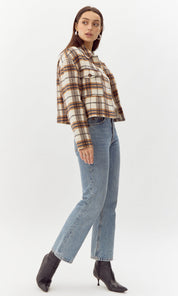 Roula Plaid Short Shacket