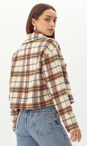 Roula Plaid Short Shacket