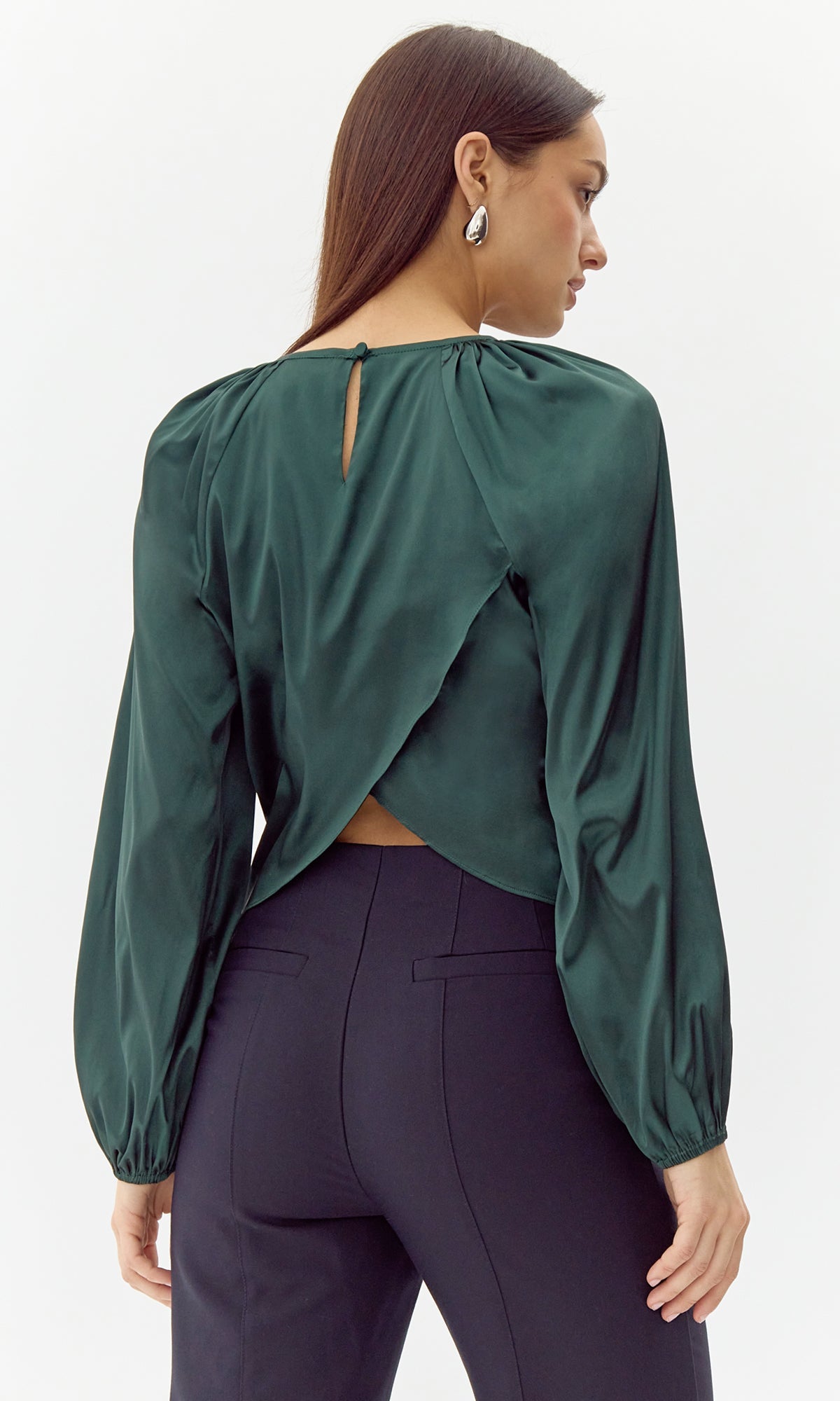 Nadia Balloon Sleeve Blouse