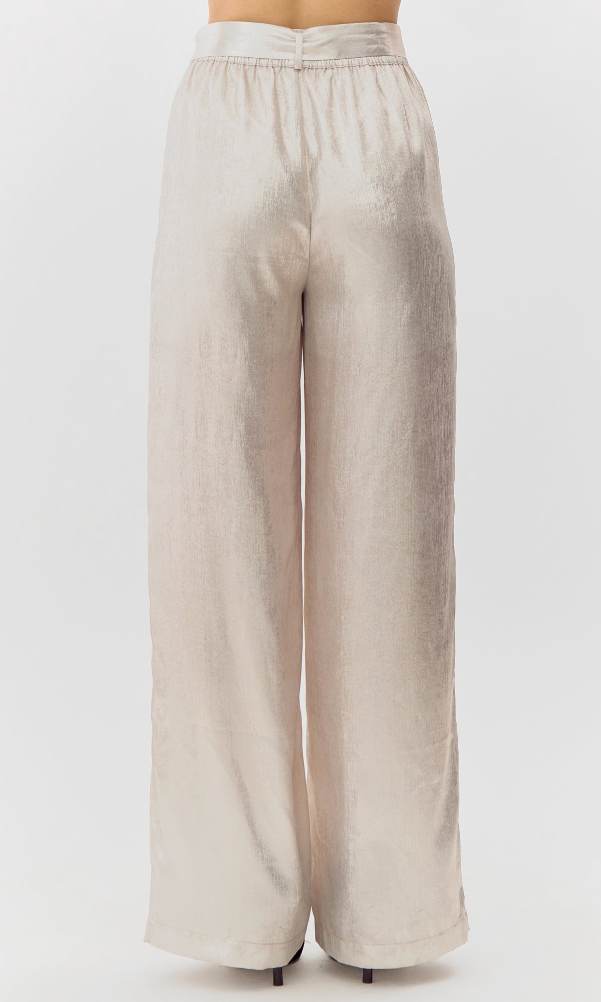 Elysa Metallic Wide Leg Pant