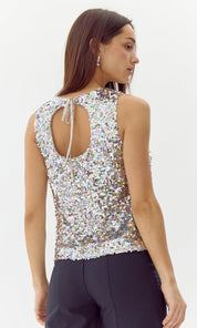 Alma Sequins Top