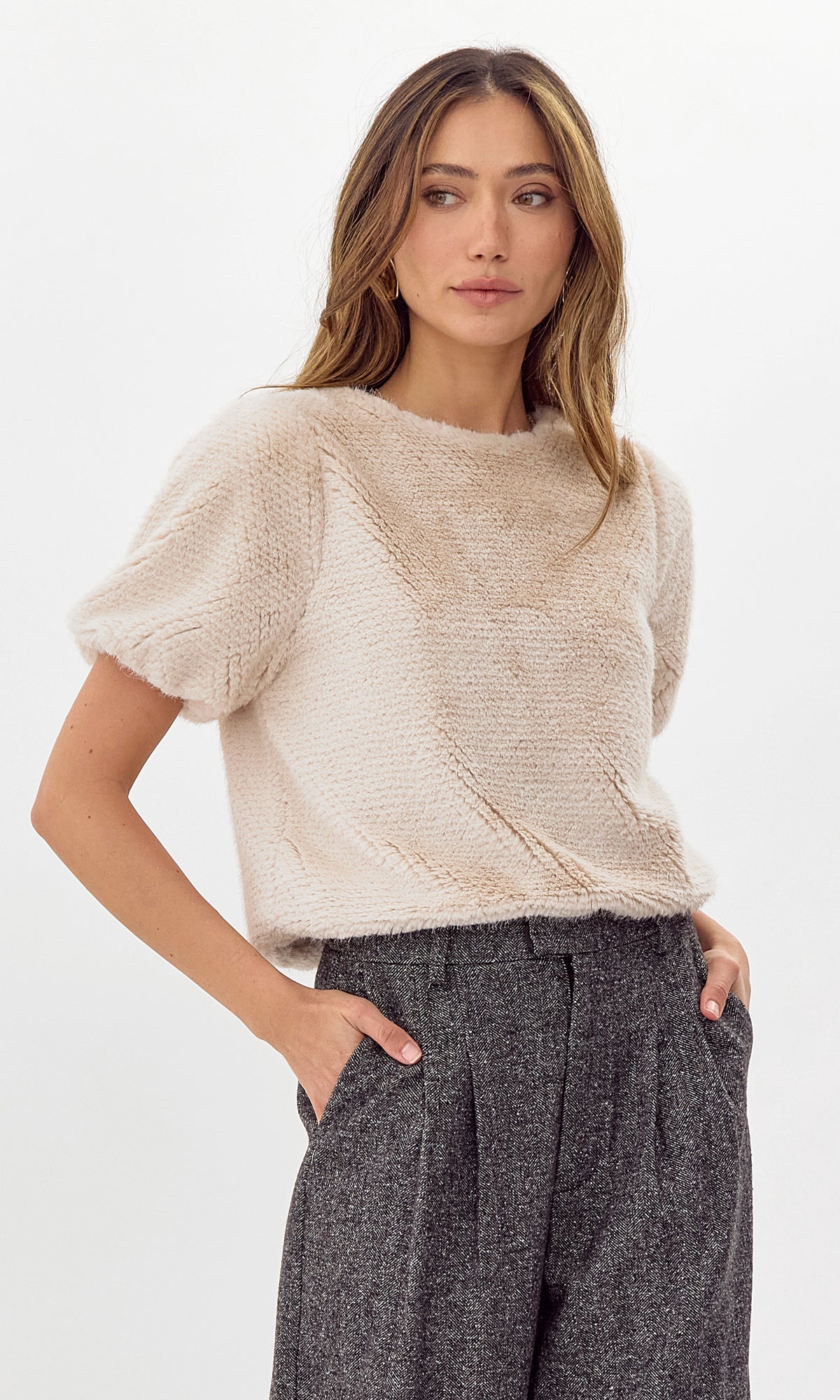 Isla Faux Fur Cozy Top