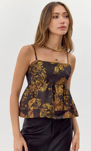 Selena Jacquard Top