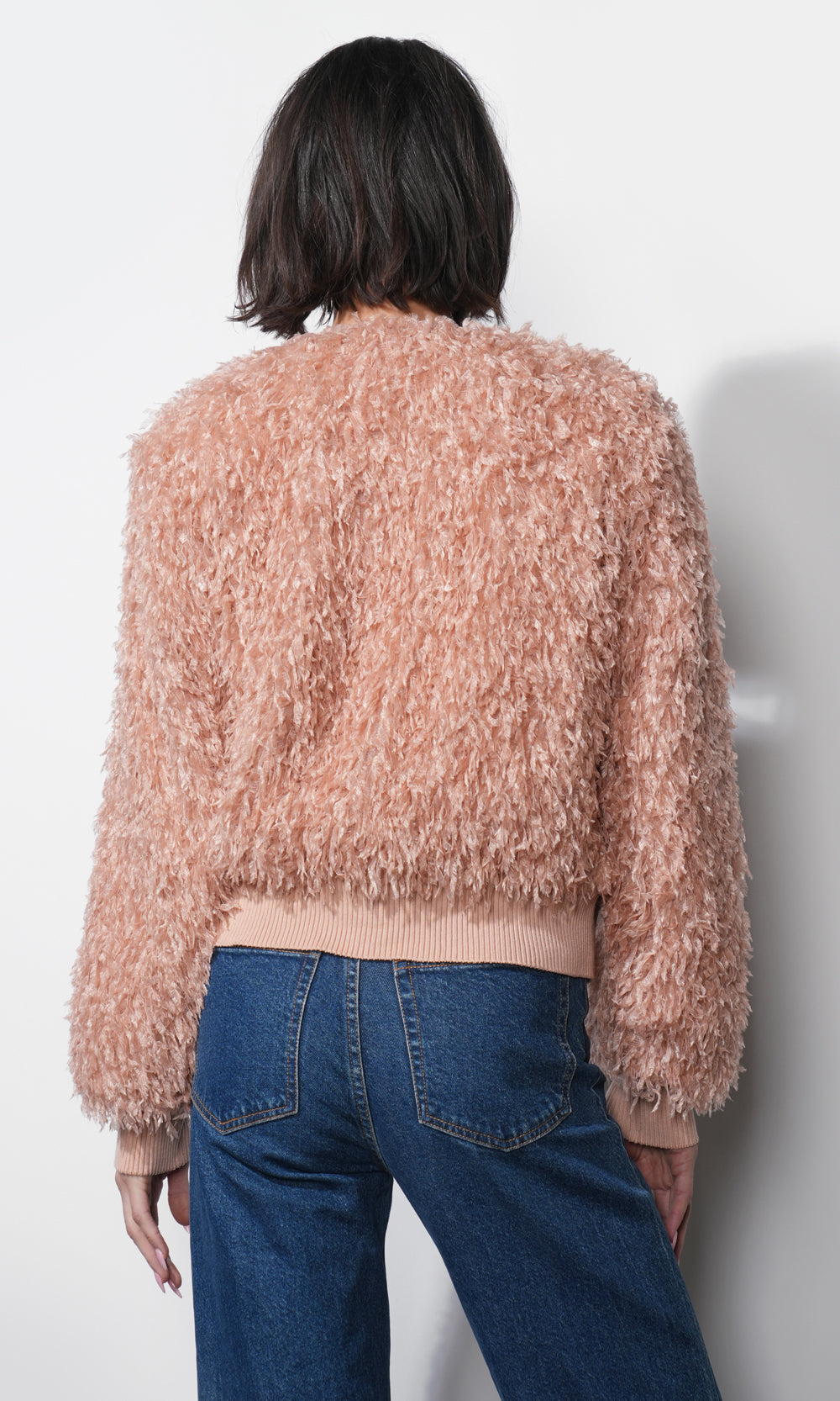 Imani Shaggy Rib Hem Jacket