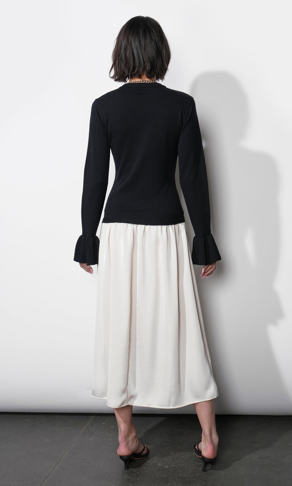 Jovie Twofer Sweater Midi Dress