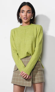 Lucia Rib Pullover Sweater Top