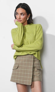 Lucia Rib Pullover Sweater Top