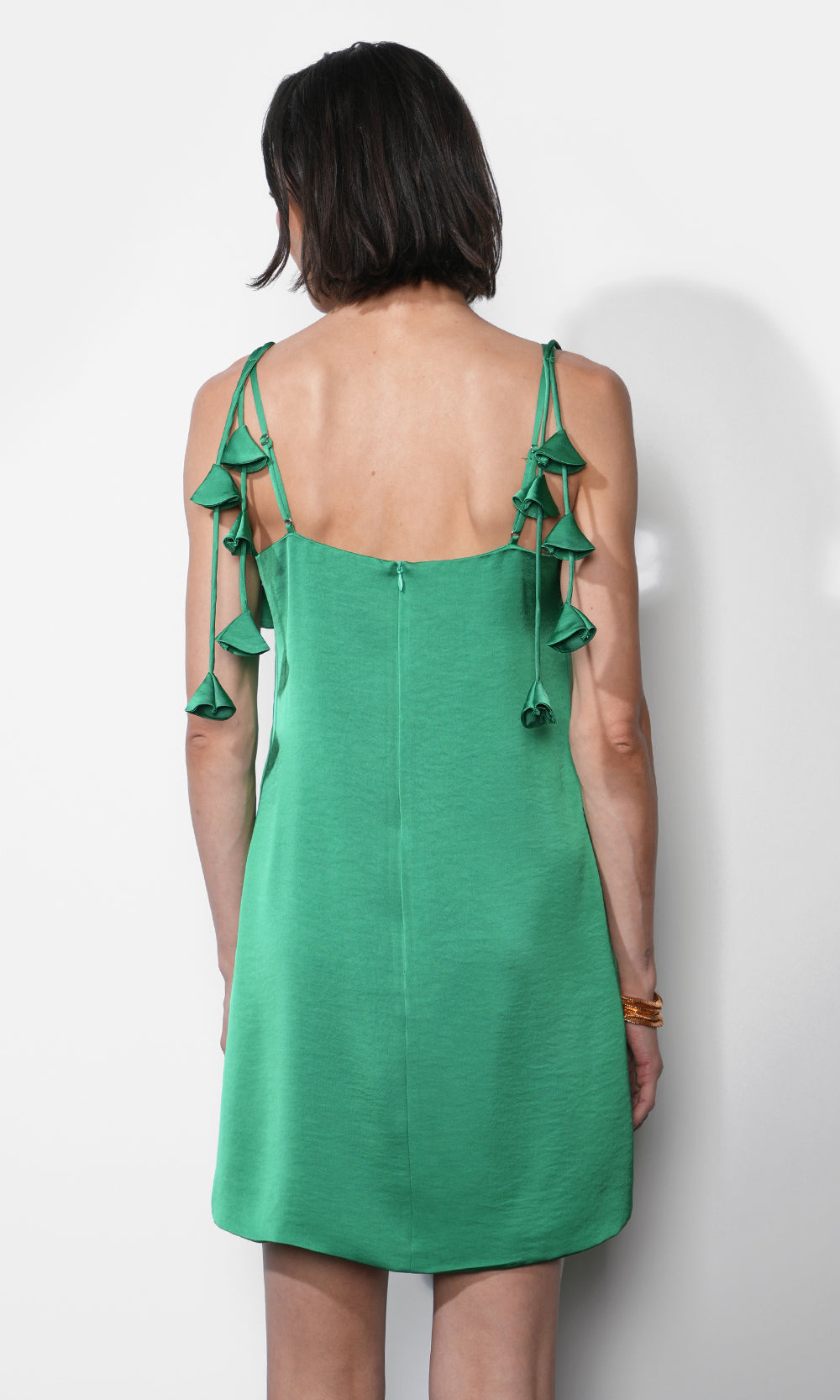 Maya Mini Slip Dress w/ Lily Accent Straps