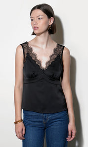 Isis Lace Detail Satin Cami