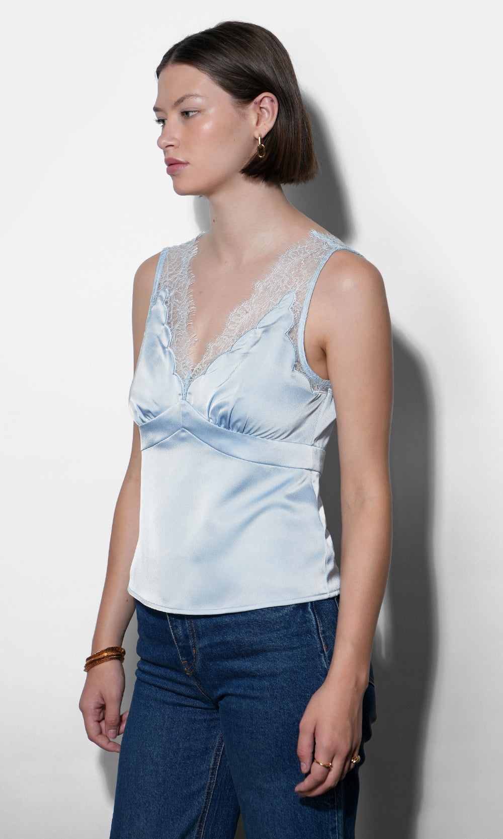 Isis Lace Detail Satin Cami