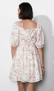 Liz Puff Sleeve Mini Dress