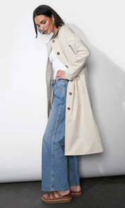 London Trench Coat w/ Grid Lining