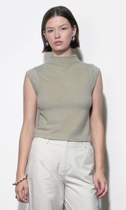 Paloma Funnel Neck Knit Top