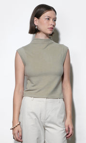 Paloma Funnel Neck Knit Top