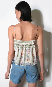 Taylor Tie Front Sleeveless Top