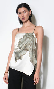 Lennon Side Tie Asymmetric Cami Top