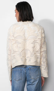 Sutton Open Crochet Cardigan