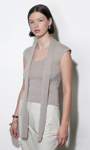 Hannah Scarf Knit Top