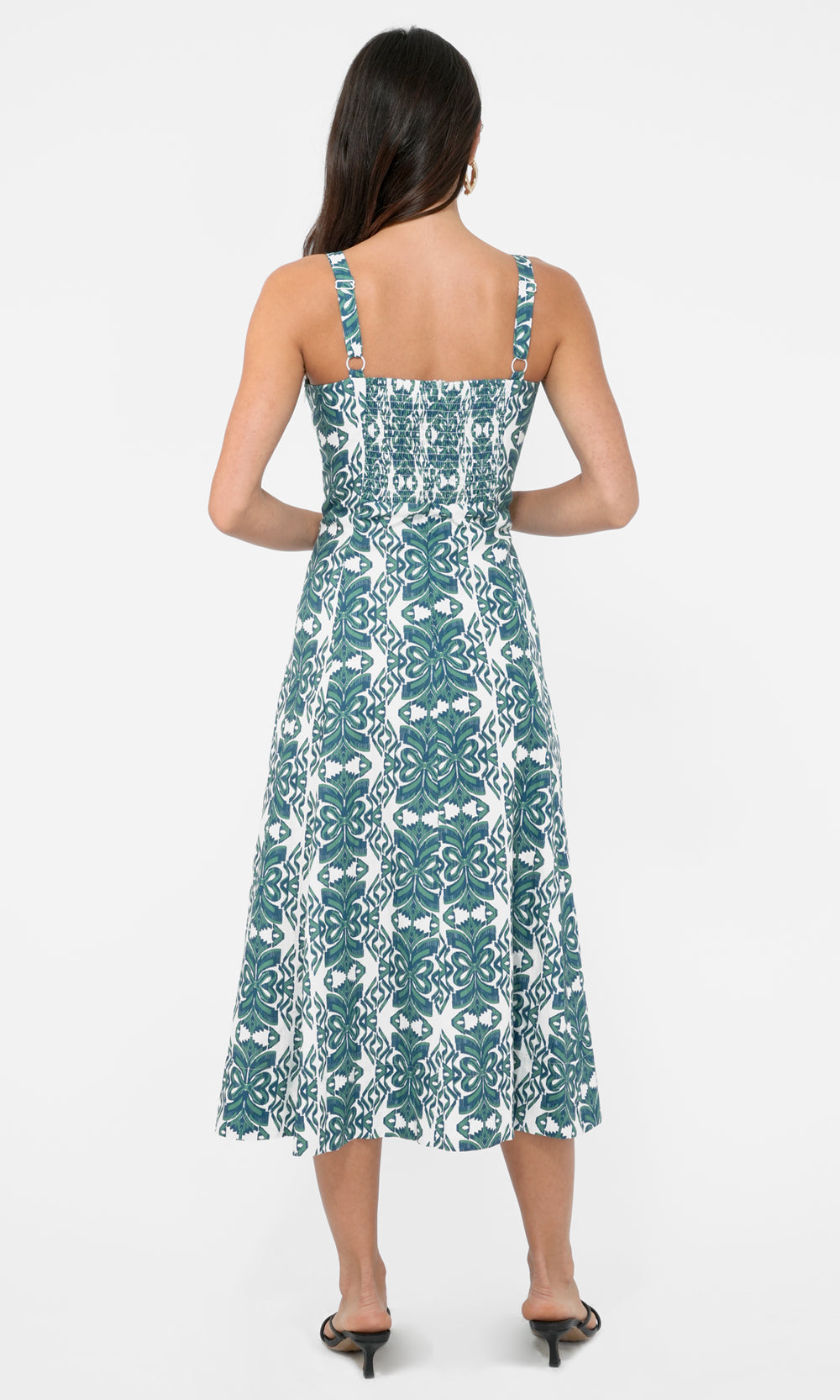 Hilary Linen Midi Dress
