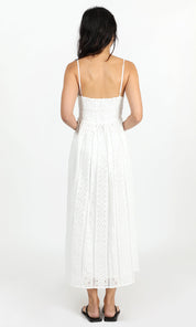 Portia Cotton Eyelet Midi Dress