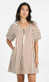 Sierra Stripe Easy Shift Dress