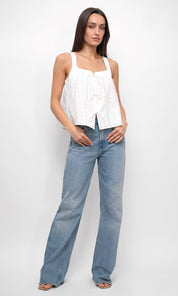 Vivi Cotton Eyelet Top