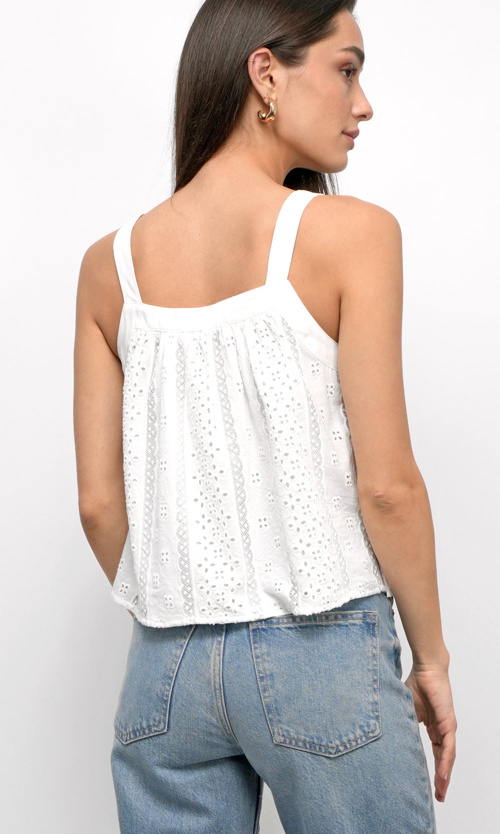 Vivi Cotton Eyelet Top