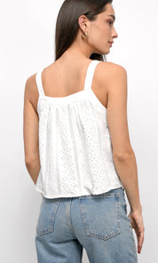Vivi Cotton Eyelet Top