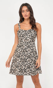 Britt Sweetheart Neck Mini Dress