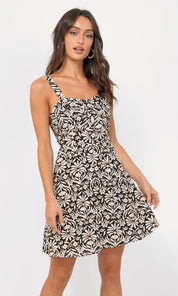 Britt Sweetheart Neck Mini Dress
