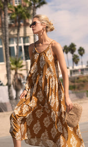 Sofie Braided Strap Midi Dress