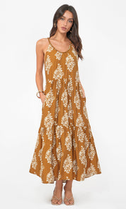 Sofie Braided Strap Midi Dress