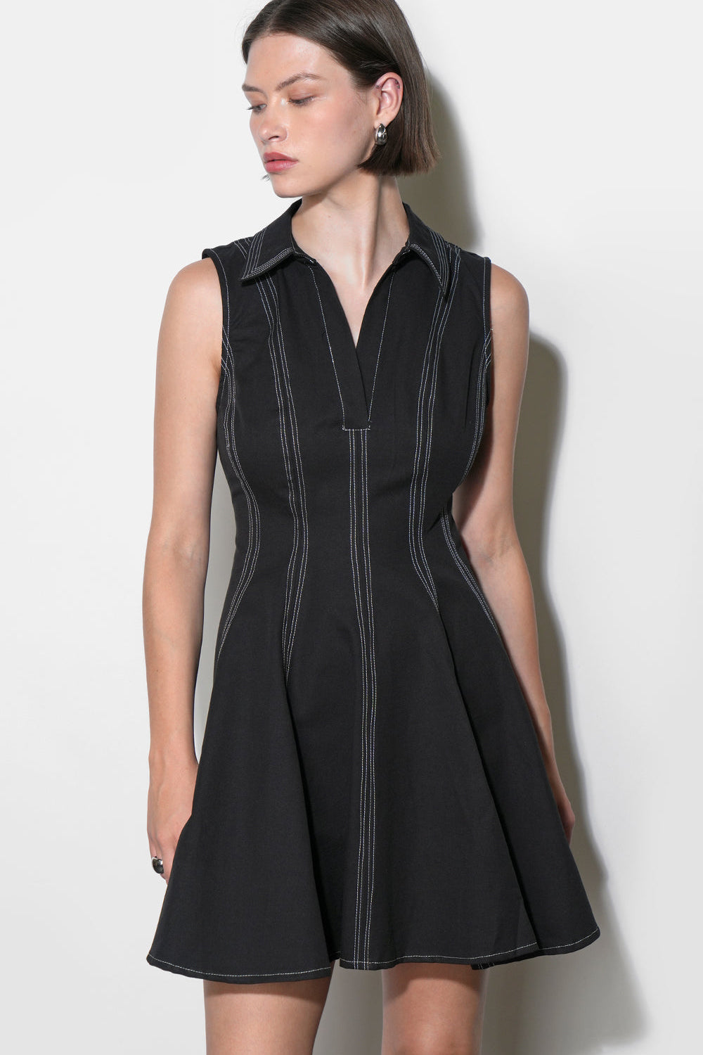 G255D6384SydneyTopstitchFlareMiniDress1.jpg