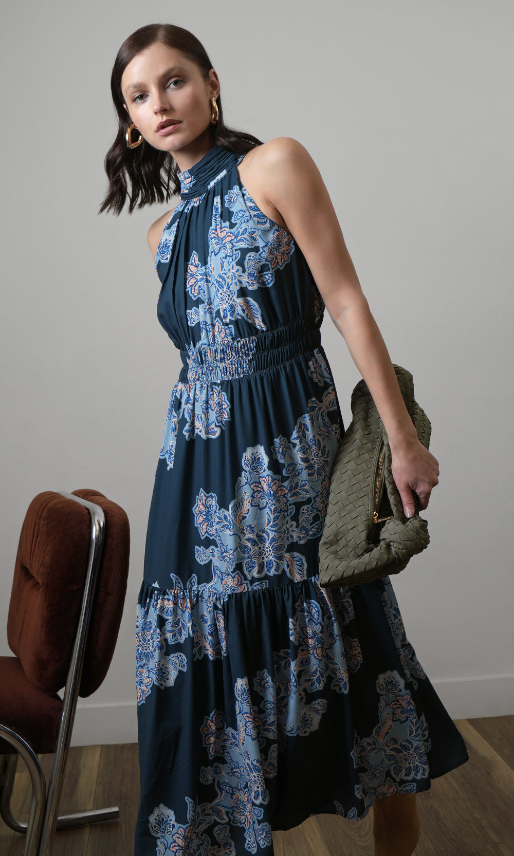 Leya Halter Midi Dress