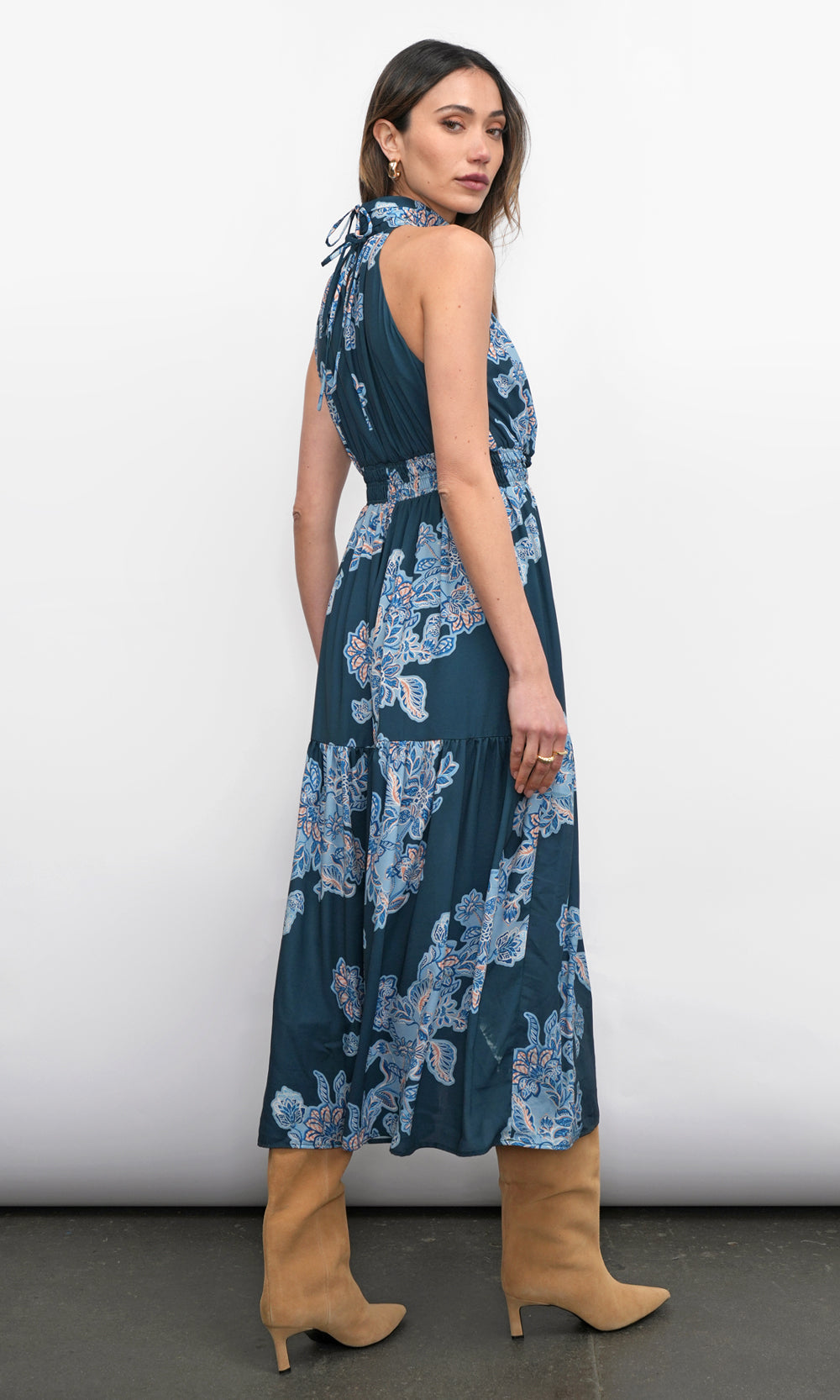Leya Halter Midi Dress