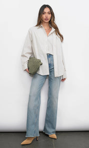 Beatrix Twofer Stripe Oversized Shirt