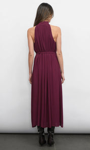 Everley Button Up Tie Front Midi Dress