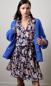 Hudson Oversized Crochet Knit Cardigan