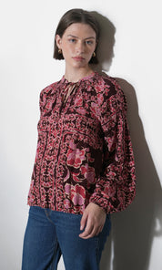 Hendrix Balloon Sleeve Blouse