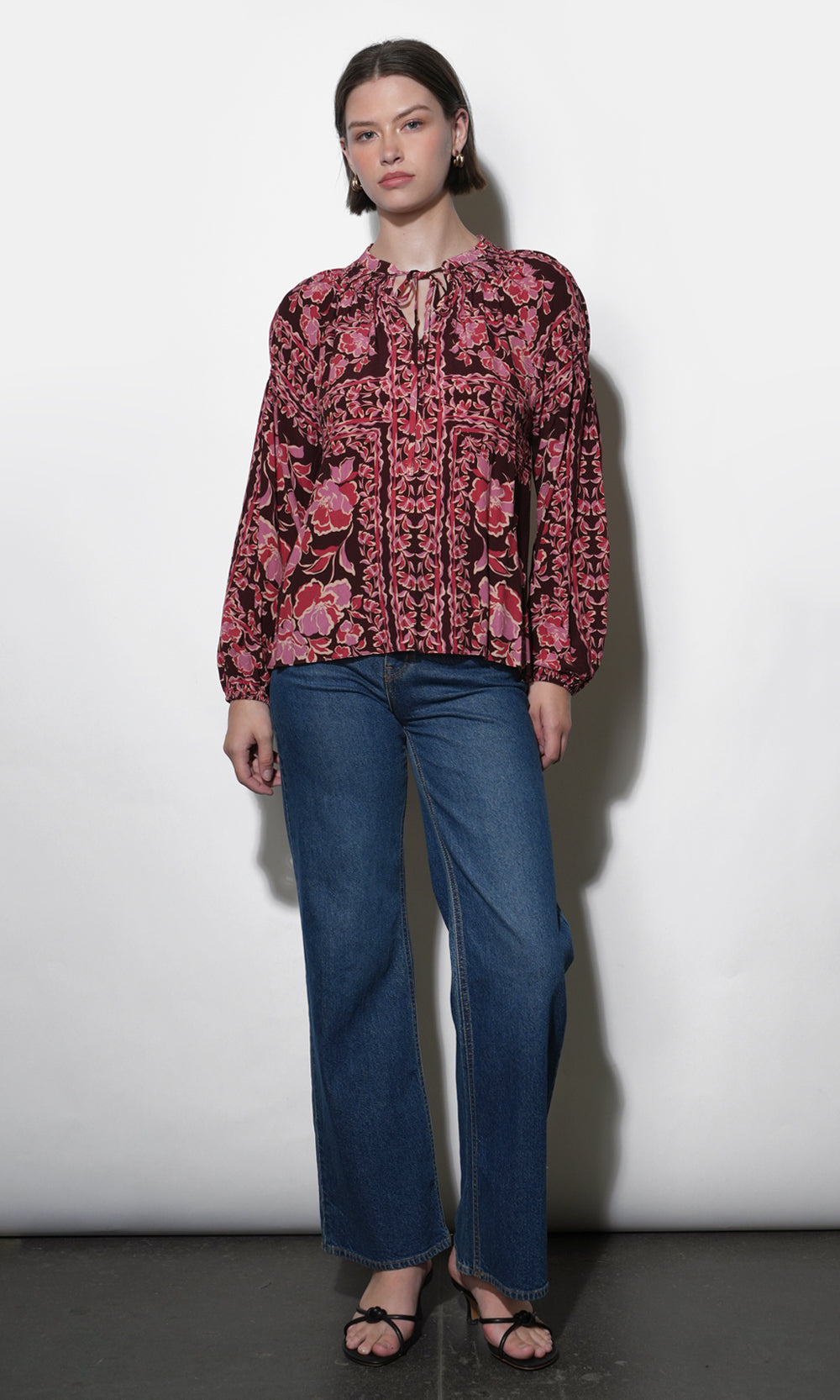 Hendrix Balloon Sleeve Blouse