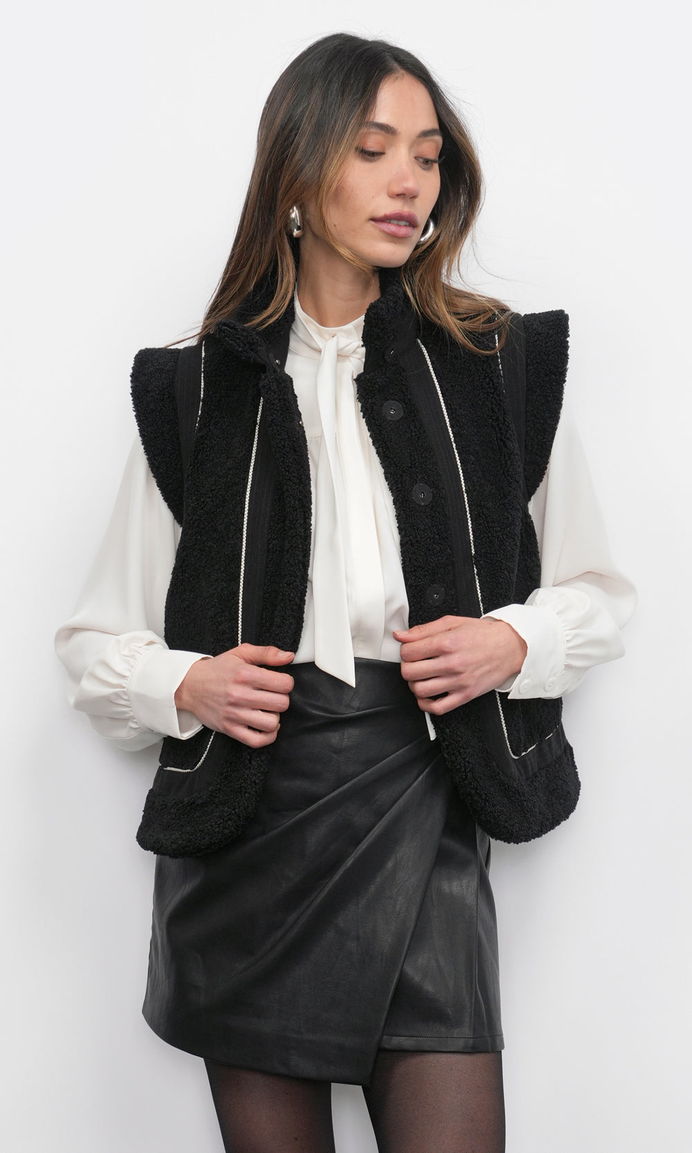 Rory Shearling Vest