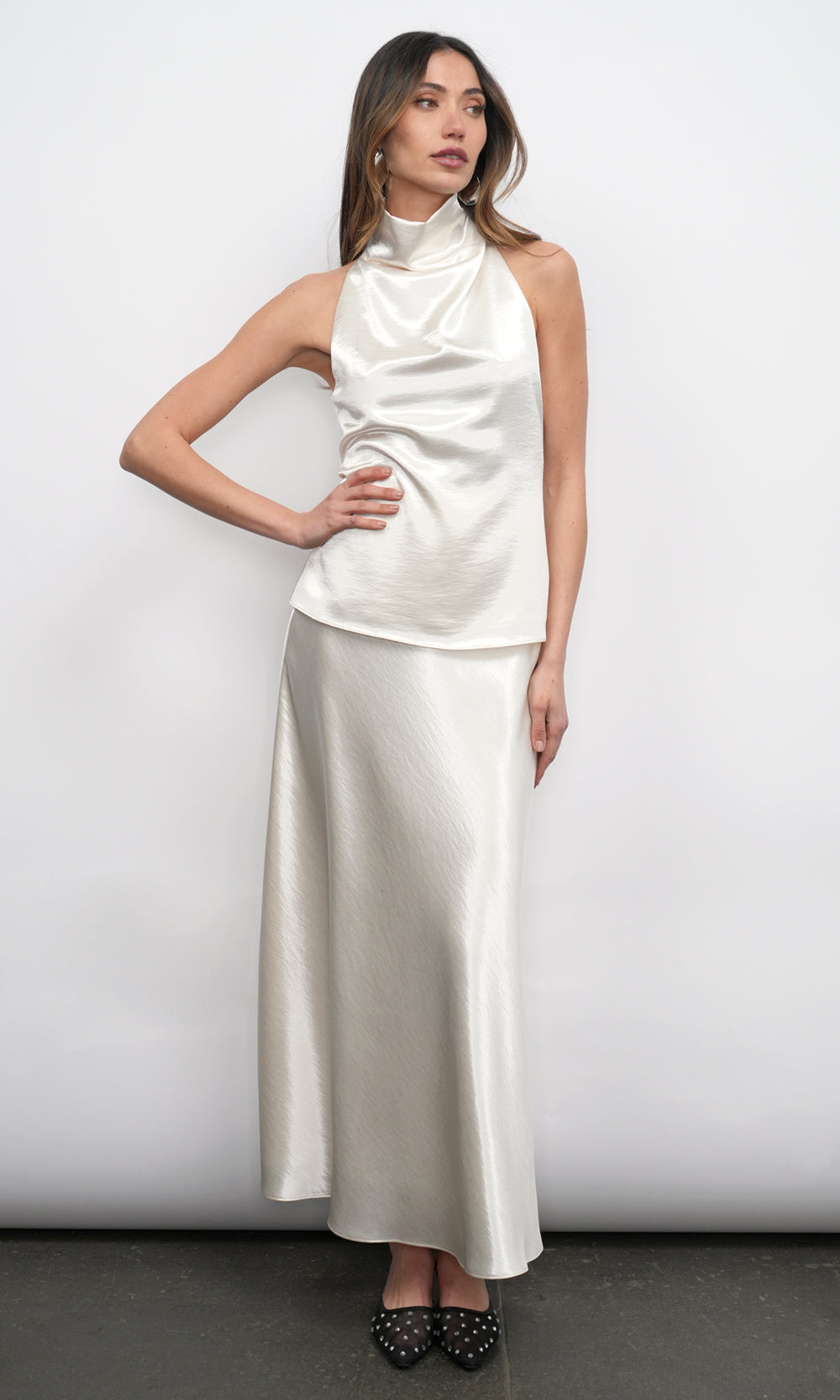 Paige Midi Slip Skirt