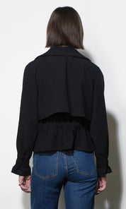 Jenas Tie Waist Short Trench