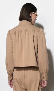 Alexa Mock Neck Lightweight Jacket
