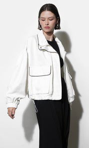 Rachel Lightweight Funnel Neck Jacket