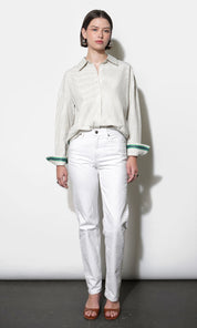 Sierra Oversized Stripe Button Down Shirt