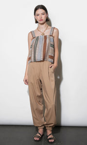 Kai Pleated Strap Tank