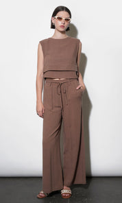Luna Double Layer Side Tie Top