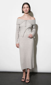 Gabrielle Knit Midi Skirt